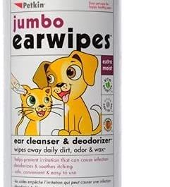 Petkin Jumbo Pet Eye Wipes, 80 Extra Moist Wipes Gentle Eye Cleansing Wipes