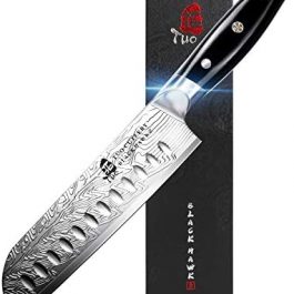 TUO Santoku Knife -Japanese Chef Knife 7-inch High Carbon Stainless Steel