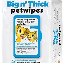 Petkin Big N’ Thick Petwipes 100 ct : Pet Supplies