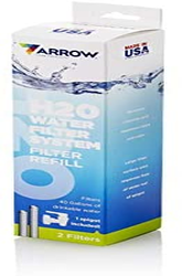 Arrow Home Products Water Filtration System Includes 2-Filters and 1-Spigot White