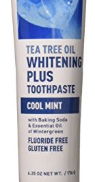 Desert Essence Natural Tea Tree Oil Whitening Plus Toothpaste 6.25 Oz