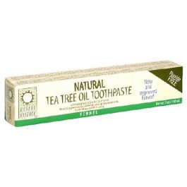 Desert Essence Natural Tea Tree Oil Toothpaste Fluoride Free, Fenne