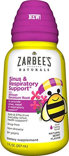 Zarbee’s Naturals Children Sinus & Support Liquid with and Citrus Bioflavonoids 7 Fl Oz