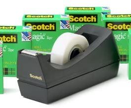 Magic Tape 6 Rolls with Dispenser 3/4 x 1000 Inches Boxed (810K6C38)