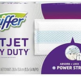 Swiffer Wetjet Heavy Duty Mop Pad Refills for Floor Mopping and Cleaning