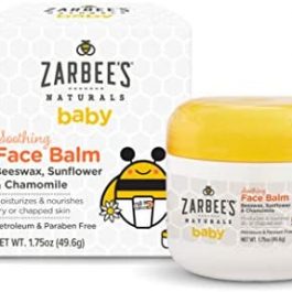 Zarbee’s Naturals Baby Soothing Face Balm, Beeswax, Chamomile, 1.75 Ounce