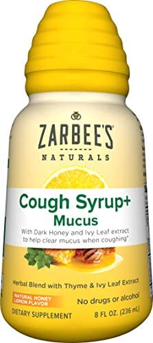 Zarbee’s Naturals Cough Syrup + Natural Honey Lemon Flavor 8 Ounce