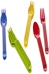 Arrow Home Products 4-Pack Fork and Spoon Sets (4 Pack) Assorted