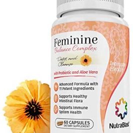 NutraBlast Feminine Balance Complex (60 Capsules)  Vaginal Detox