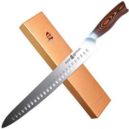 TUO Slicing Knife 12 inch  Granton Carving Knives Hollow Ground MeaT