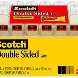 Double Sided Tape 1/2 in x 500 in 6 (6137H-2PC-MP)