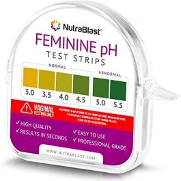 Nutrablast Feminine pH Test Strips 3.0-5.5 Tester Kit (100 Tests Roll)