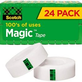 Magic Tape 24 Rolls  3/4 x 1000 Inches Boxed (810K24)