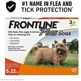 Frontline Plus  (Small Dog, 5-22 Pounds, 3 Doses)