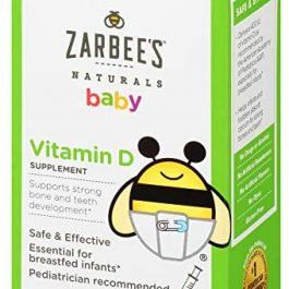 Zarbee’s Naturals Baby Vitamin D Supplement, 0.47 Ounce