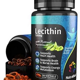 NutraBlast Soy Lecithin 1200mg Supplement  (100 Softgels)