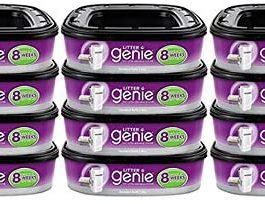 Ultimate Cat Litter Disposal System Purple 12 Cartridges