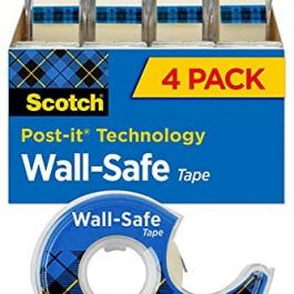 Wall-Safe Tape 2 Dispensered Rolls 3/4 in x 650 in (4183)