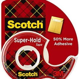 Super-Hold Tape Transparent 50%  3/4 x 650 Inches Dispensered (198)