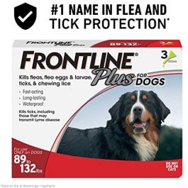 FRONTLINE Plus (Extra Large Dog, 89-132 Pounds, 3 Doses)