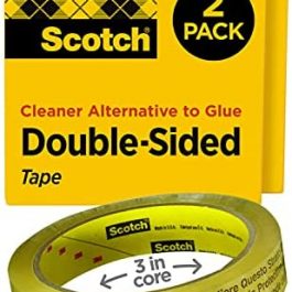 Double Sided Tape 3/4 in x 1296 in 2 Rolls (665-2P34-36)